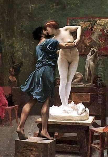 Pygmalion and Galatea 2 Oil Painting by Jean-Leon Gerome