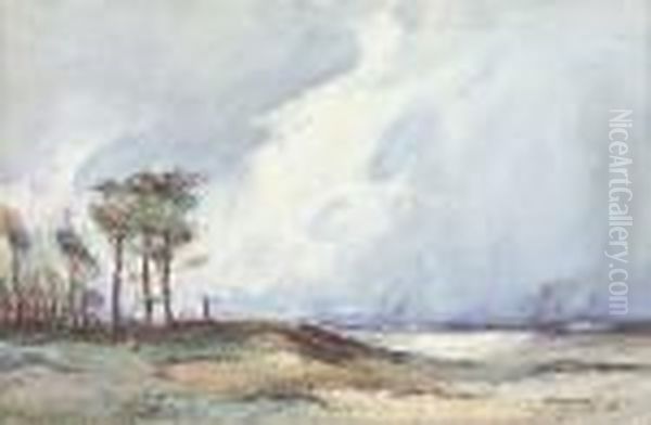 Moor Near Lossiemouth Oil Painting by David West