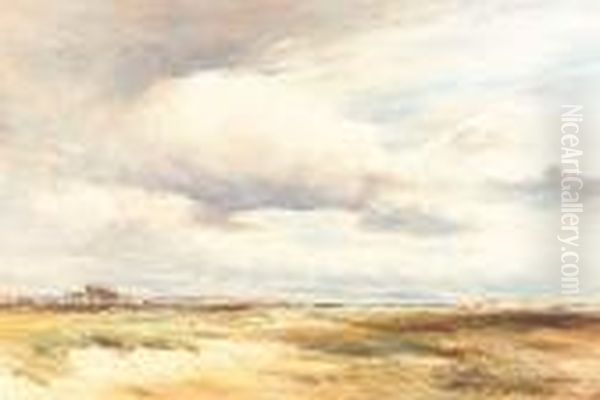 Stotfield Links, Lossiemouth Oil Painting by David West