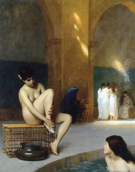 Nude Woman Oil Painting by Jean-Leon Gerome