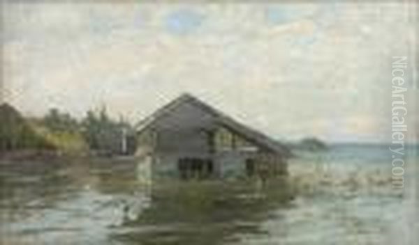 Rantavajat, Ahvenanmaa. Oil Painting by Victor Westerholm