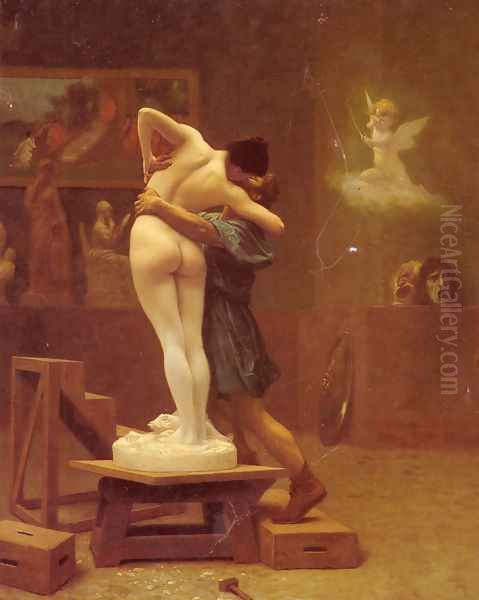 Pygmalion and Galatea Oil Painting by Jean-Leon Gerome