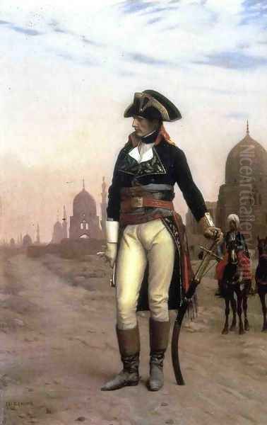 General Bonaparte in Cairo Oil Painting by Jean-Leon Gerome