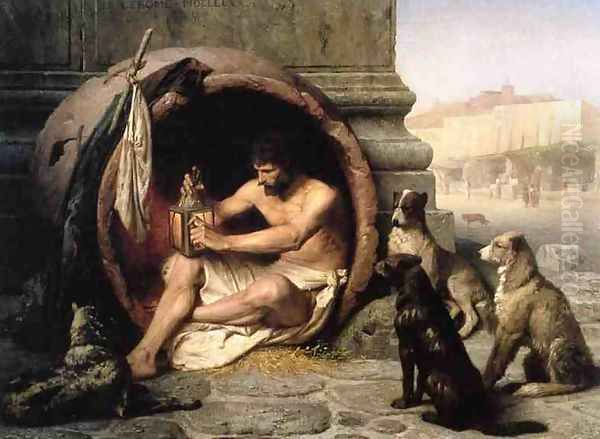 Diogenes Oil Painting by Jean-Leon Gerome