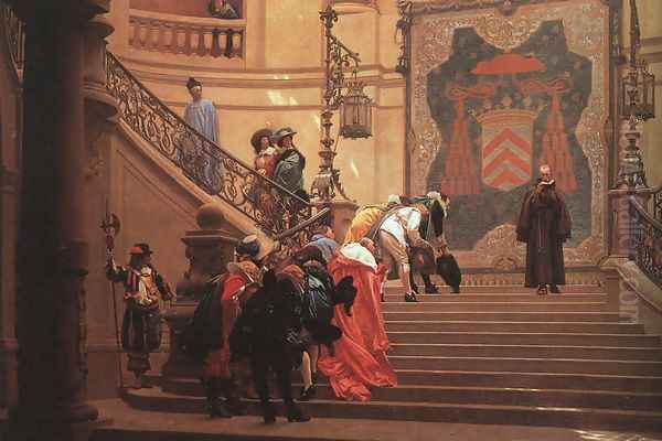 L'Éminence Grise, salon of 1874 Oil Painting by Jean-Leon Gerome