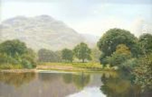 Bettws-y-coed Oil Painting by James Whaite