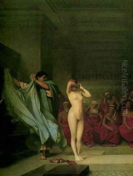 Phryne Oil Painting by Jean-Leon Gerome