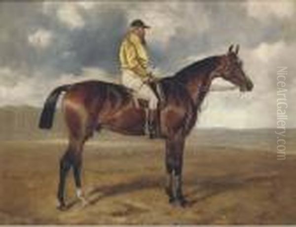 Drumhead With Jockey Up Oil Painting by James Thomas Wheeler