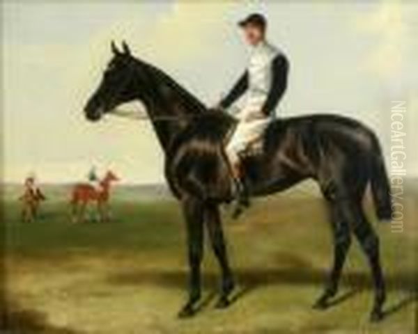 St Simon With Jockey Up Oil Painting by John Arnold Wheeler