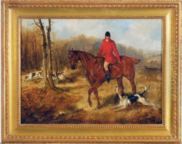 The Hunt Oil Painting by John Arnold Wheeler