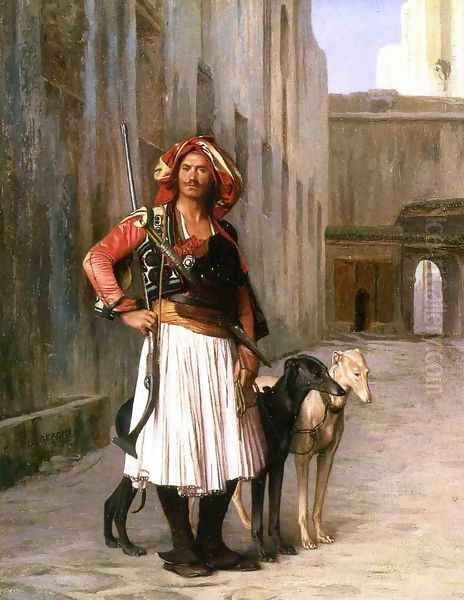 Arnaut from Cairo Oil Painting by Jean-Leon Gerome