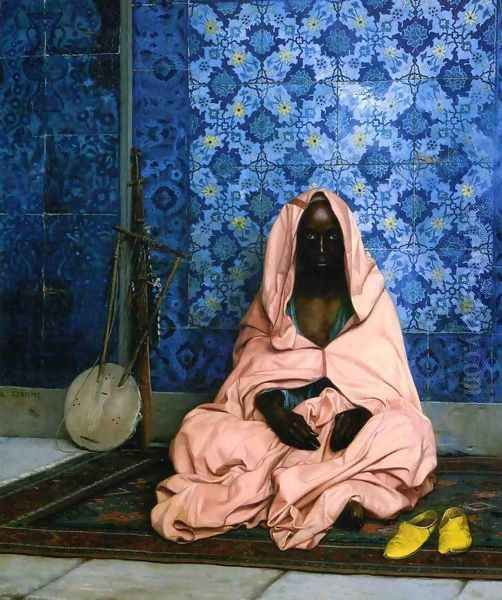 The Black Poet Oil Painting by Jean-Leon Gerome