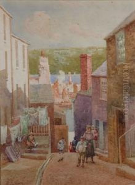 Bethesda Hill, St. Ives. by Arthur White