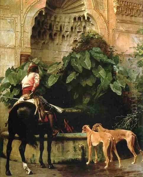 Home from the Hunt Oil Painting by Jean-Leon Gerome