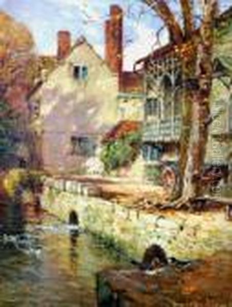 Guys Cliffe, Warwick Oil Painting by Frederick William N. Whitehead