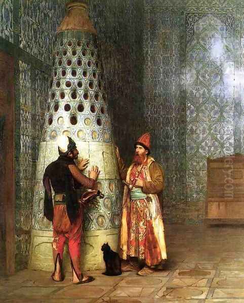 Before the Audience Oil Painting by Jean-Leon Gerome