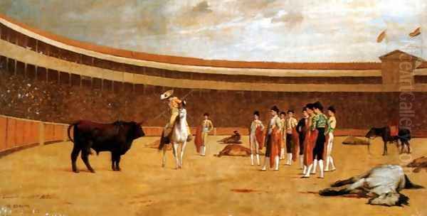 The Picador Oil Painting by Jean-Leon Gerome