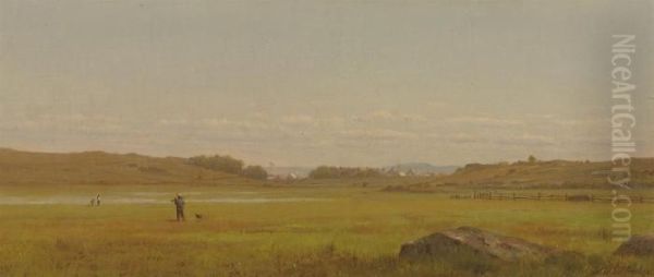 Tiverton, Rhode Island Oil Painting by Thomas Worthington Whittredge