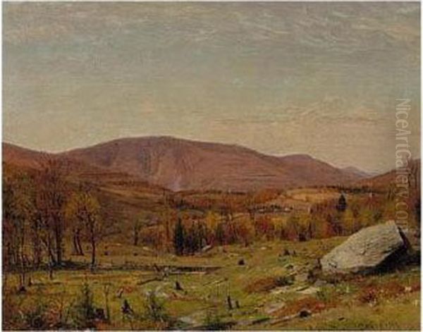 Autumn, Hunter Mountain Oil Painting by Thomas Worthington Whittredge