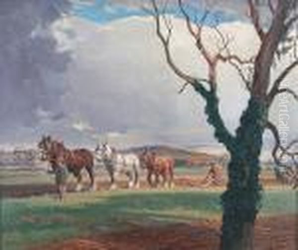 The Plough, Sandy Heath by Ernest Herbert Whydale