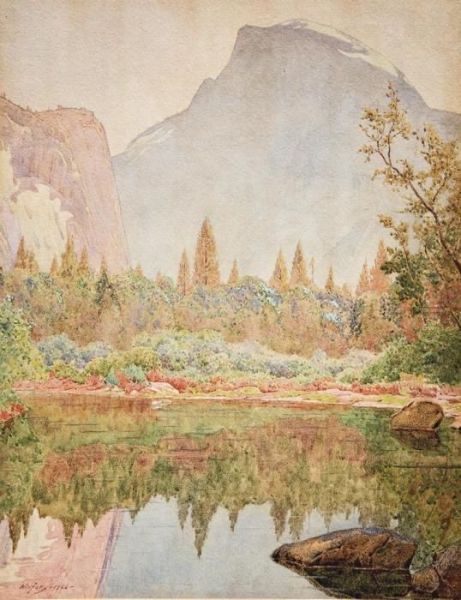 Half Dome, Yosemite Oil Painting by Gunnar M. Widforss