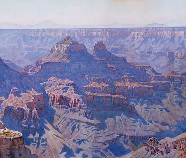 Grand Canyon Oil Painting by Gunnar M. Widforss