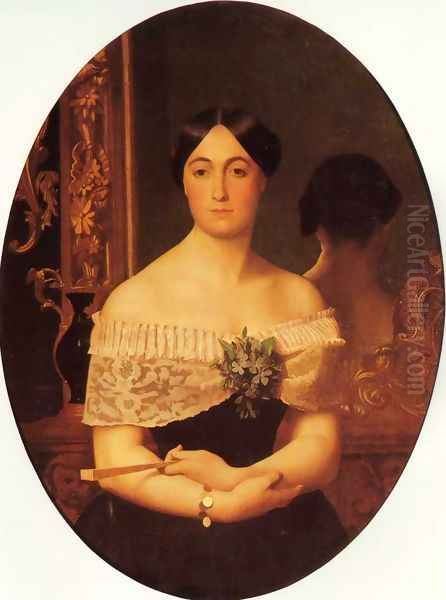 Portrait Of A Lady Ii Oil Painting by Jean-Leon Gerome