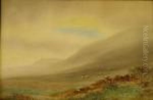 Misty Morn Oil Painting by William Widgery