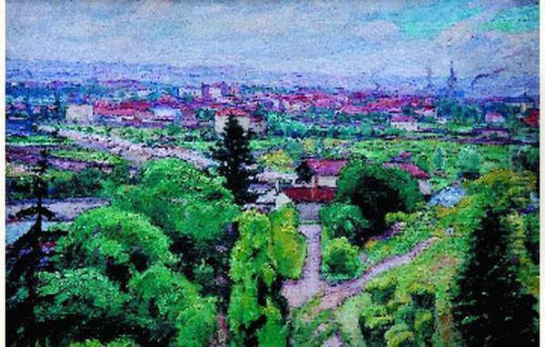 Roanne (1923) Oil Painting by David O. Widhopff