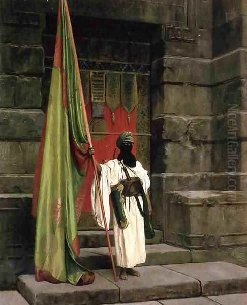 The Prophet's Standard Oil Painting by Jean-Leon Gerome