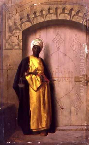 Guard Oil Painting by Jean-Leon Gerome