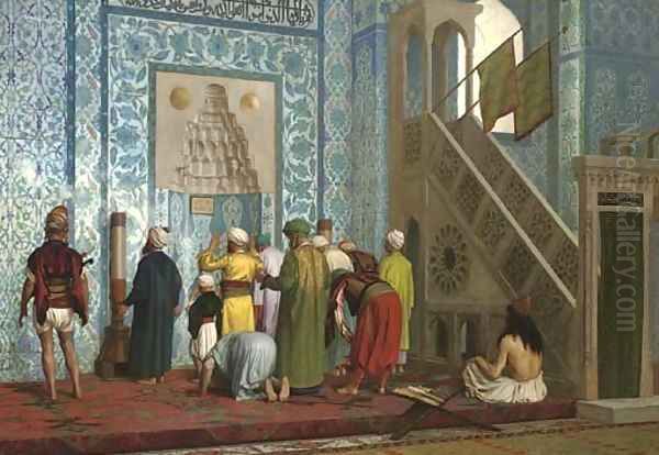 La mosquee bleue Oil Painting by Jean-Leon Gerome