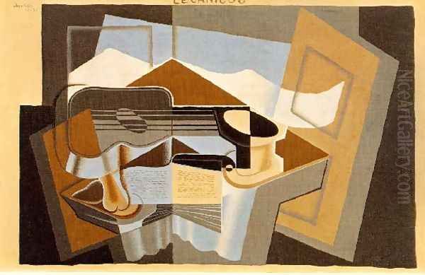 The Mountain Le Canigou Oil Painting by Juan Gris