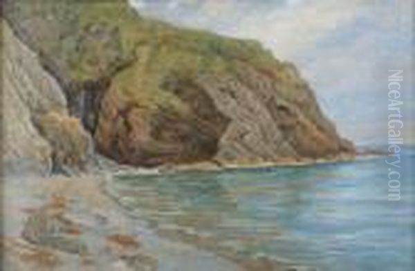 Porth Meudwy Oil Painting by Frank Percy Wild