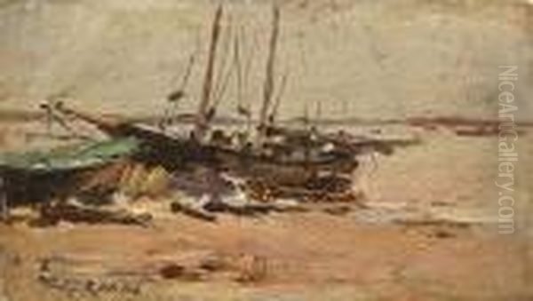 Gravesend Bay Oil Painting by Irving Ramsay Wiles