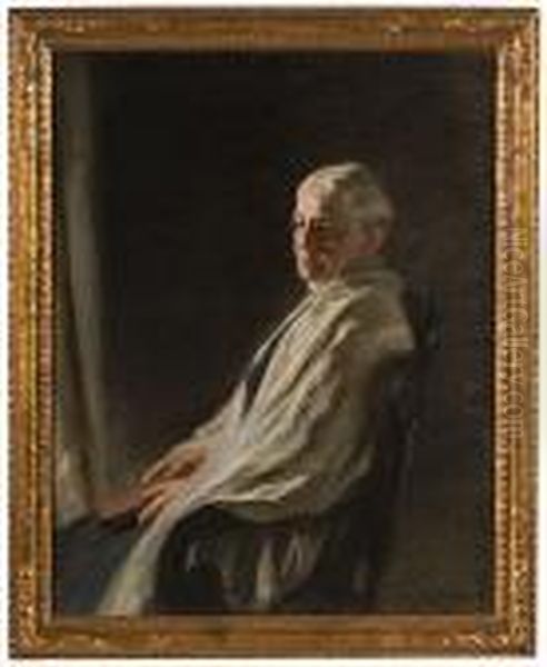 Portrait Of Marion Louis Withey Oil Painting by Irving Ramsay Wiles