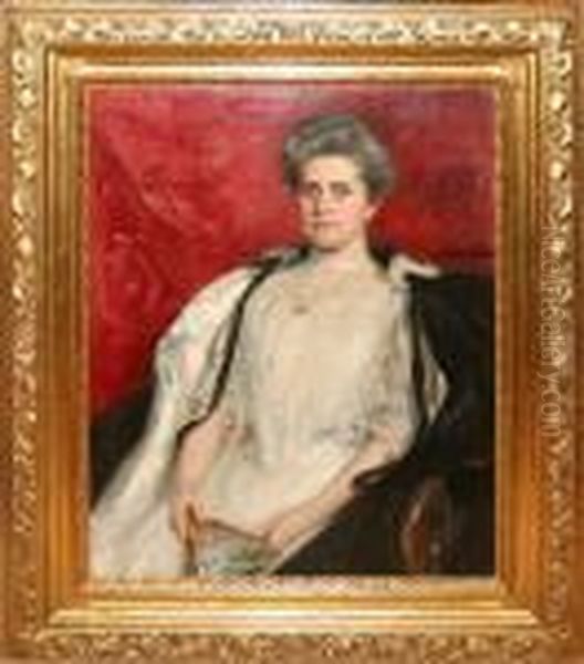 Margaret Boyd Withey Oil Painting by Irving Ramsay Wiles