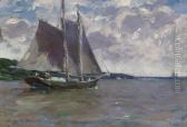 Outward Bound Oil Painting by Irving Ramsay Wiles