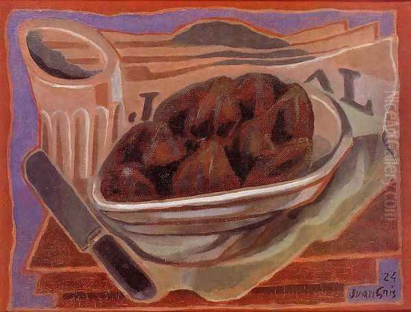 Figs Oil Painting by Juan Gris