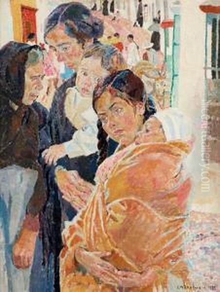 En La Calle Oil Painting by Carl Wilhelmson