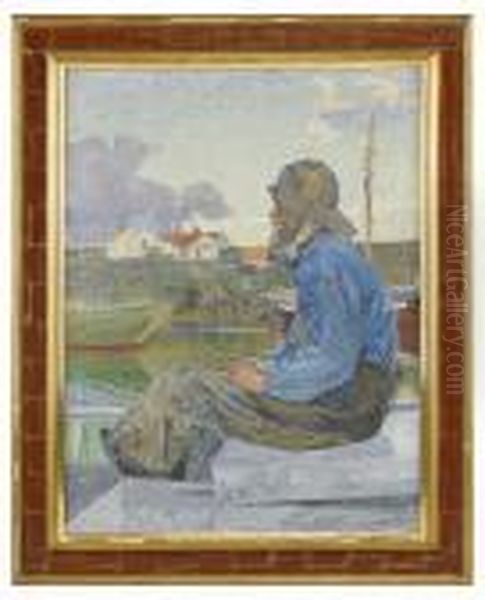 Skepparen Oil Painting by Carl Wilhelmson