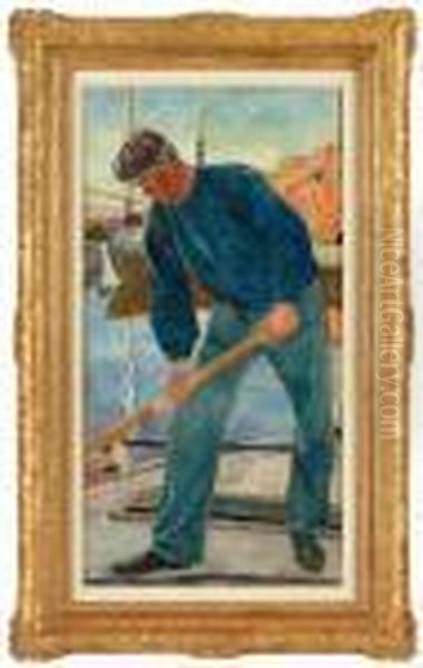 Rorsman Oil Painting by Carl Wilhelmson