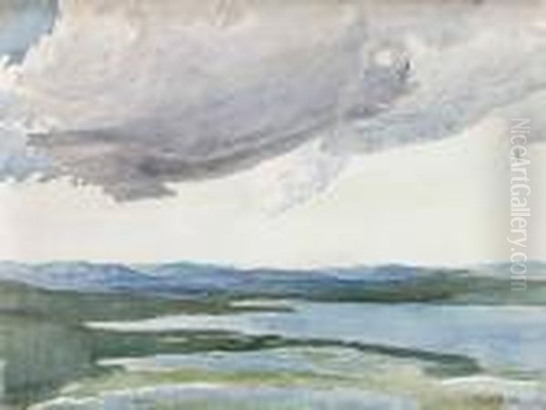 Lappland Oil Painting by Carl Wilhelmson