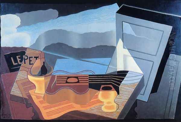 View across the Bay I Oil Painting by Juan Gris