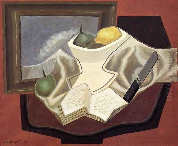 The Table in Front of the Picture Oil Painting by Juan Gris