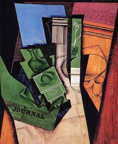 Breakfast II Oil Painting by Juan Gris