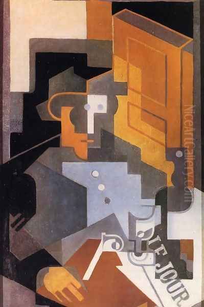 Man from Touraine Oil Painting by Juan Gris