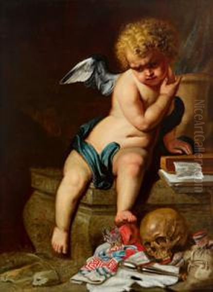 Vanitas Oil Painting by Thomas Willeboirts Bosschaert