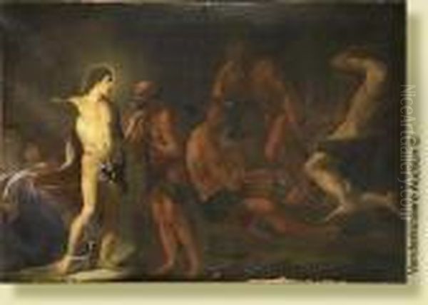 Vulcain Et Les Cyclopes Oil Painting by Thomas Willeboirts Bosschaert