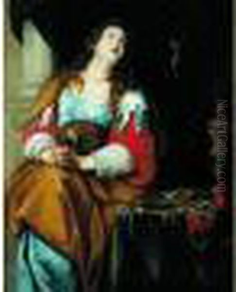 Marie Madeleine Oil Painting by Thomas Willeboirts Bosschaert